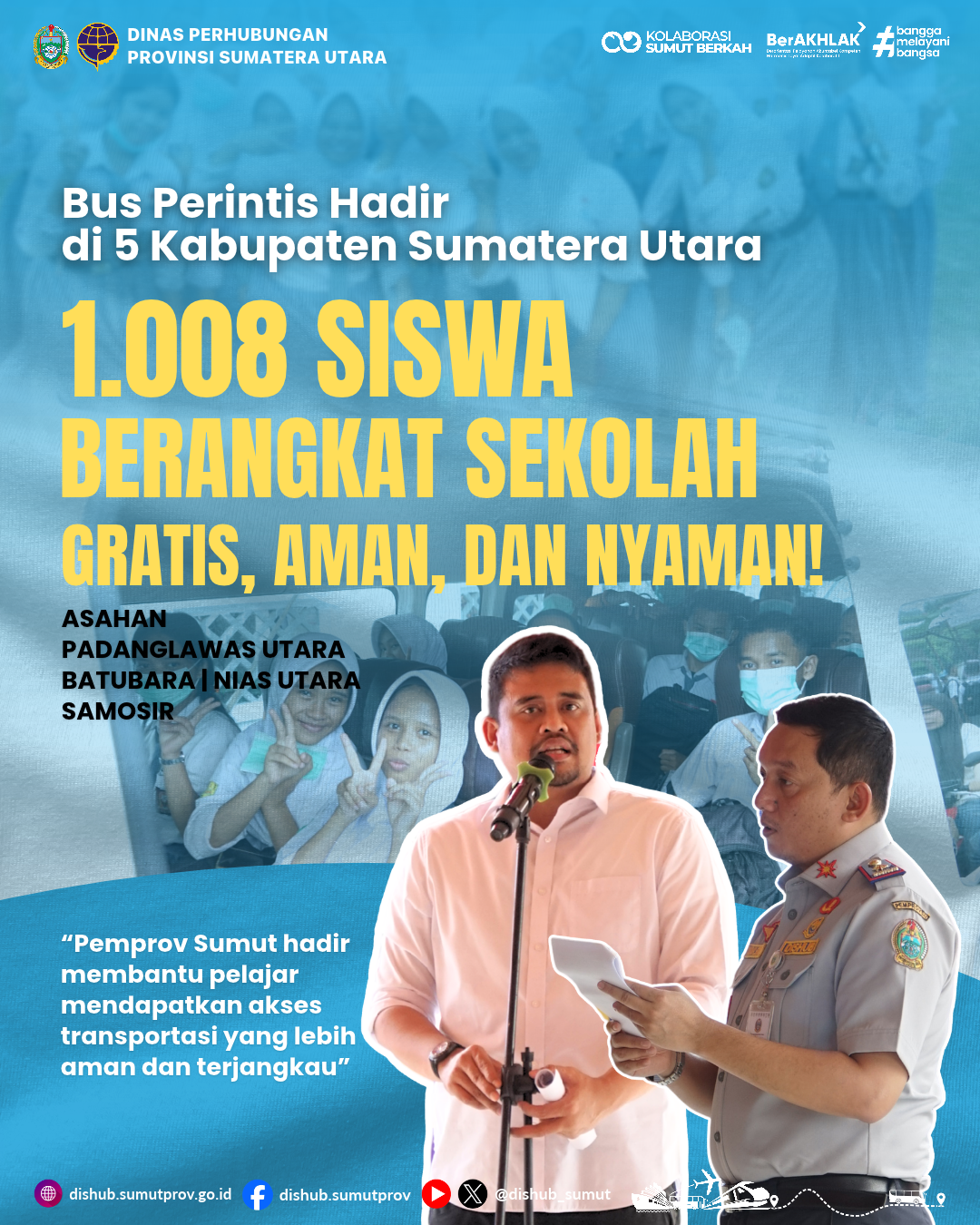 Bus Perintis Hadir di 5 Kabupaten Sumatera Utara