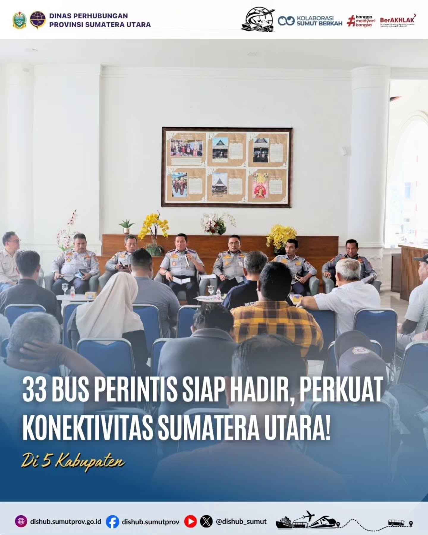 33 Bus Perintis Siap Hadir, Perkuat Konektivitas SUMUT