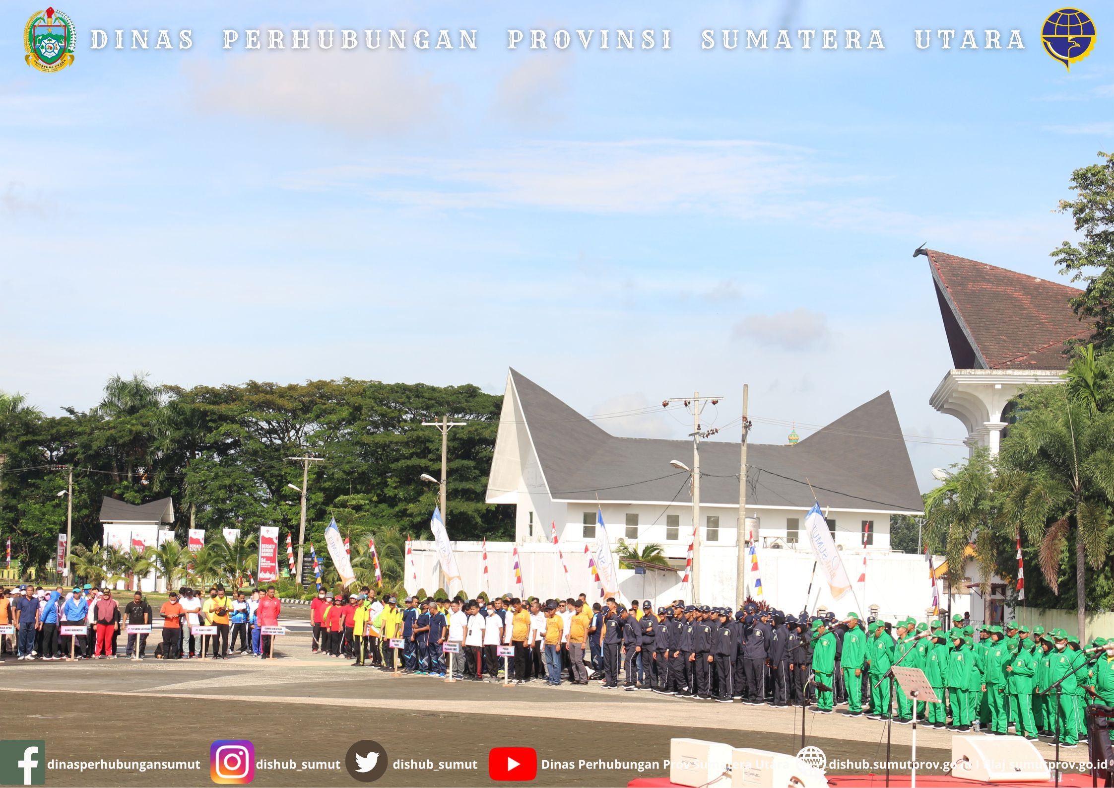 Upacara Pembukaan Pekan Olahraga Daerah KORPRI Provinsi Sumatera Utara ...